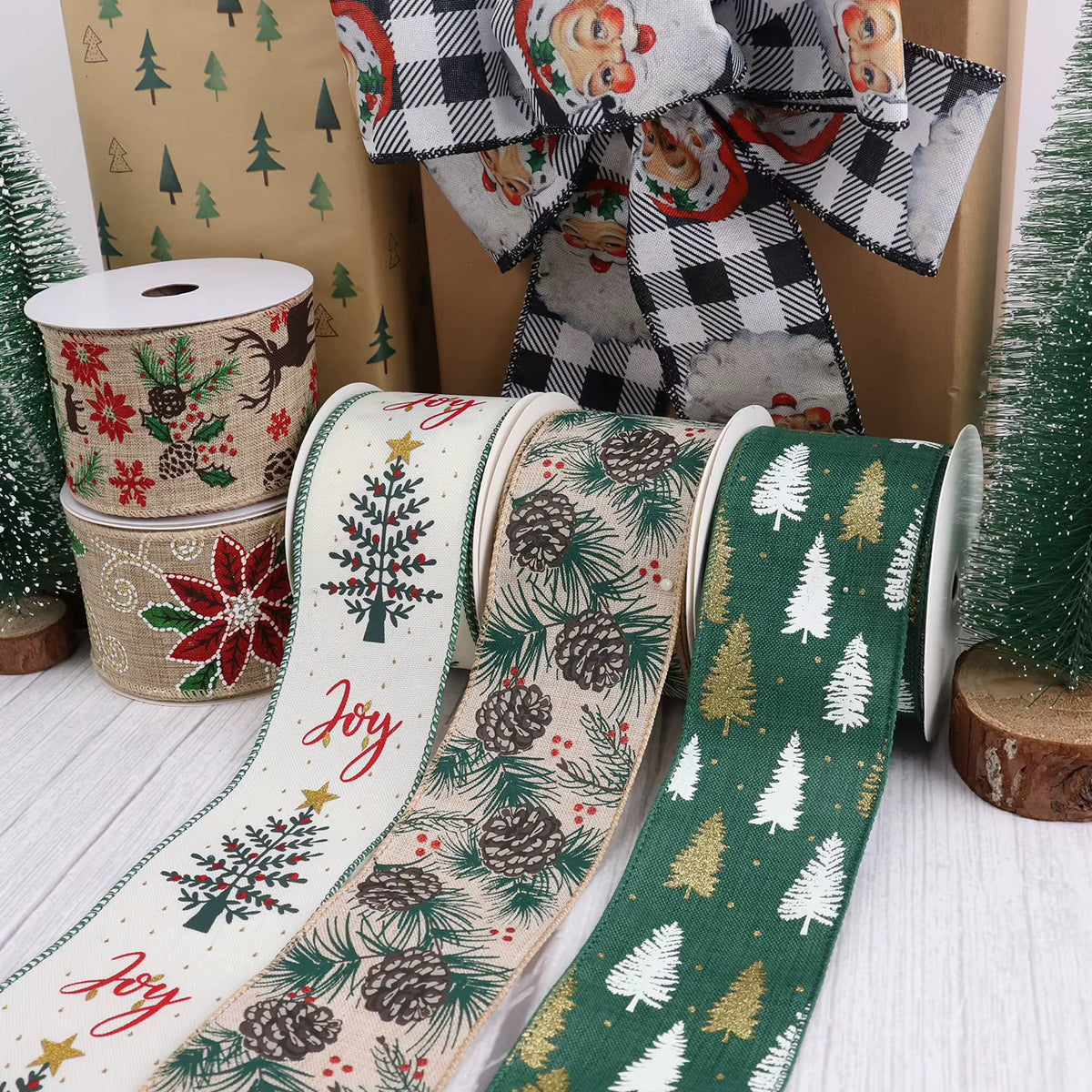 10 Metres Christmas Decorative Ribbon
