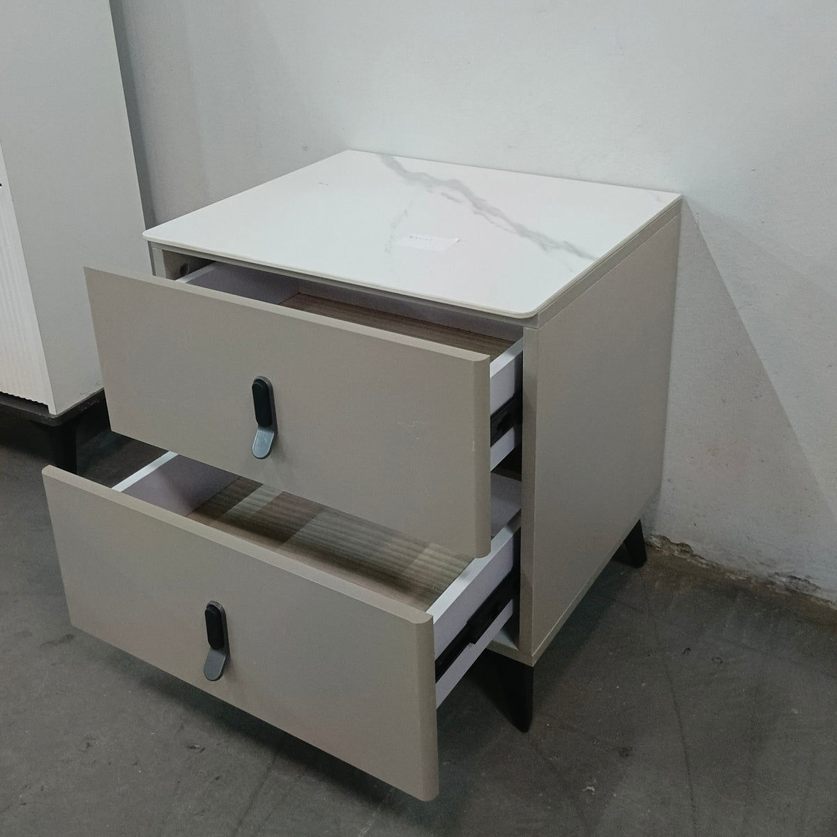 Marble Top Bedside Cabinet