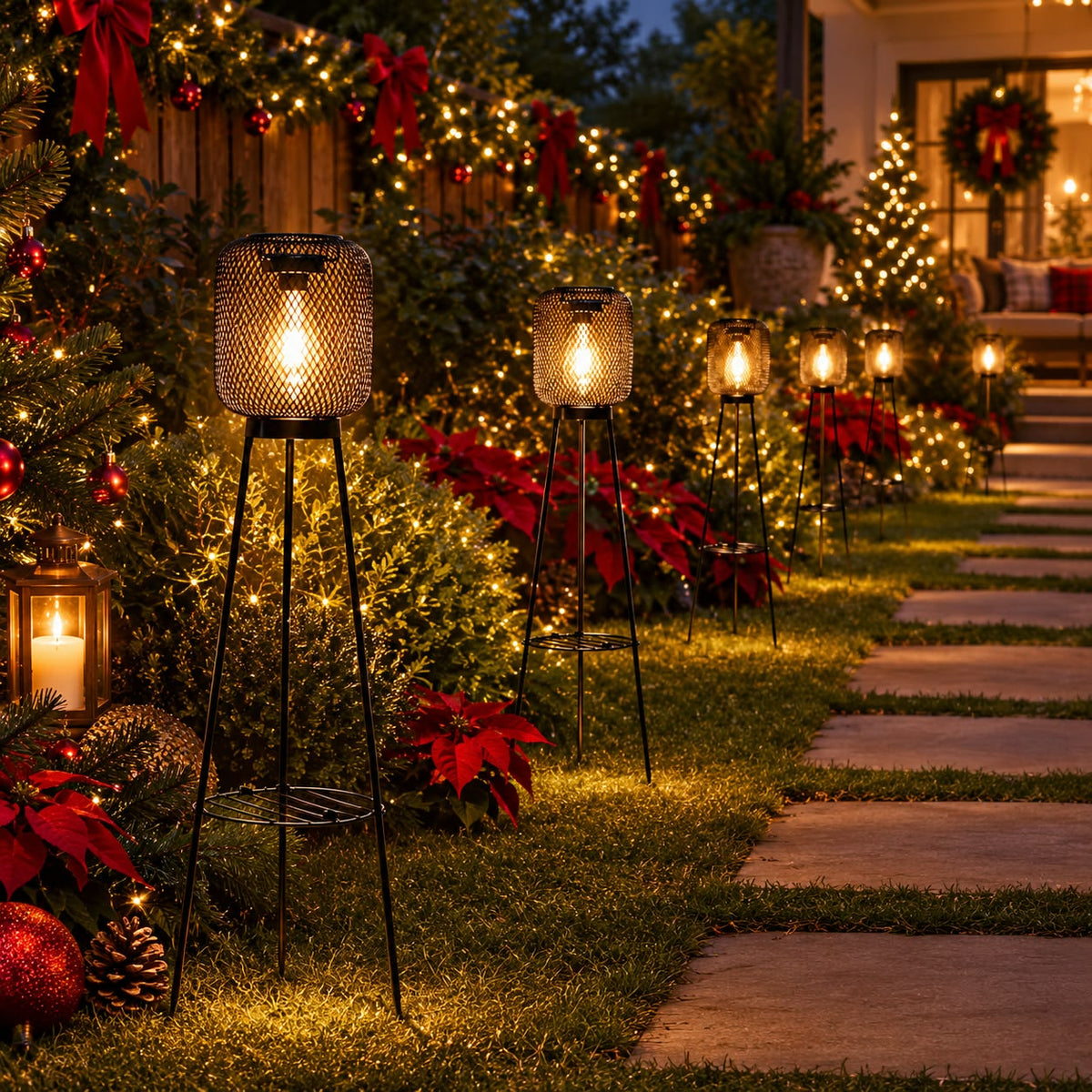Christmas Solar Outdoor Pathway Garden Patio Lights in Nairobi Gem Home Accessories