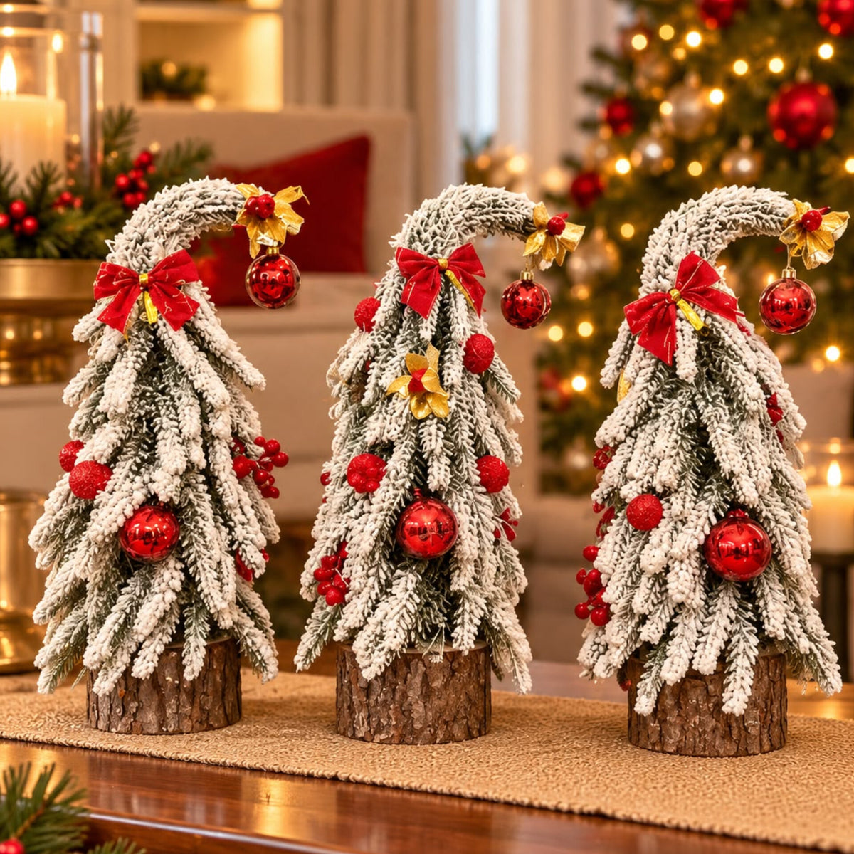 Snow Flock Mini Christmas Tree in Nairobi Gem Home Accesories
