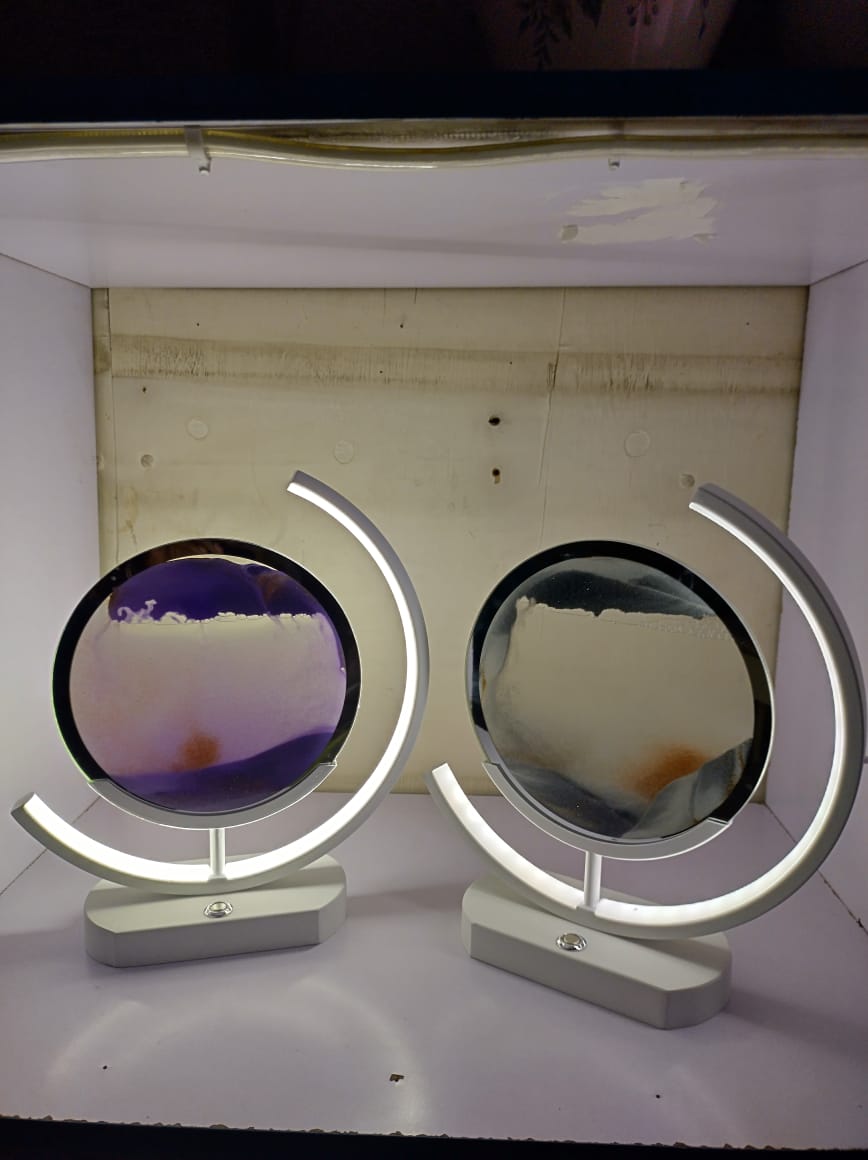 Rechargeable USB LED Moving Sand Art Night Light