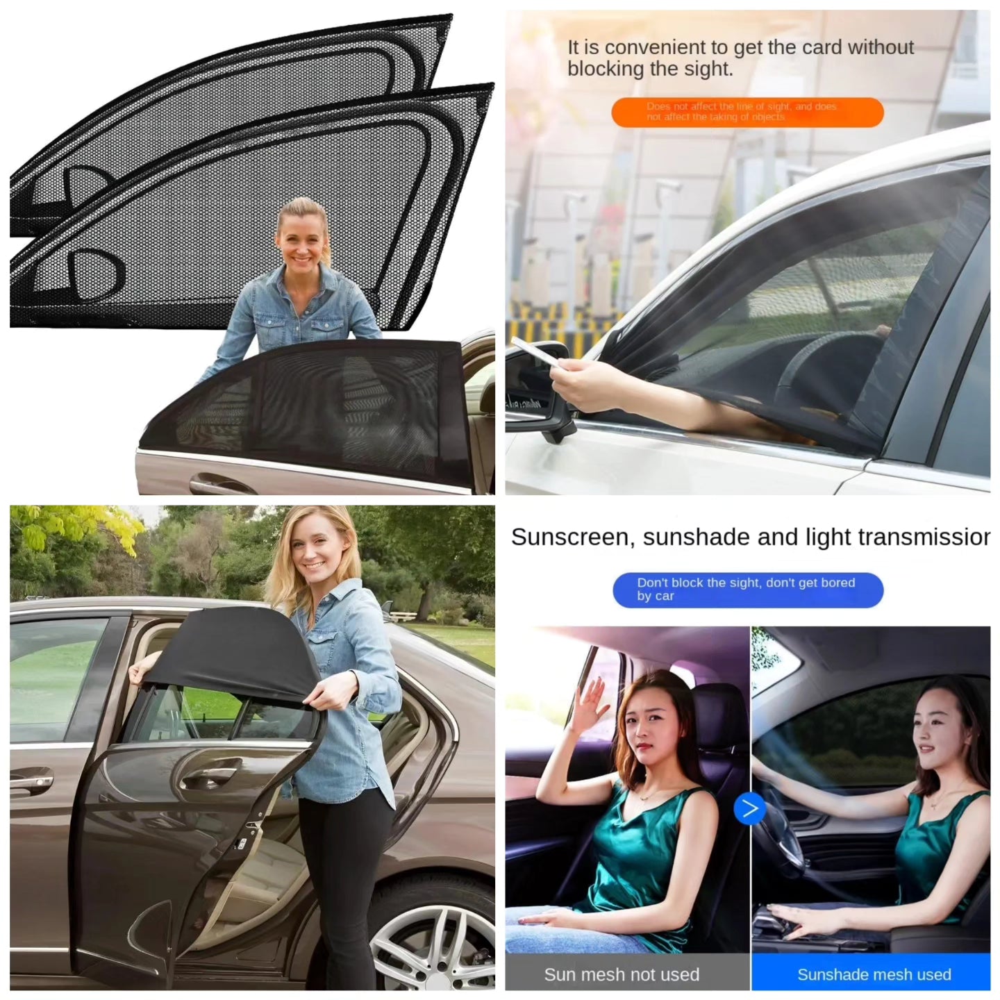 2pc Car sun shade