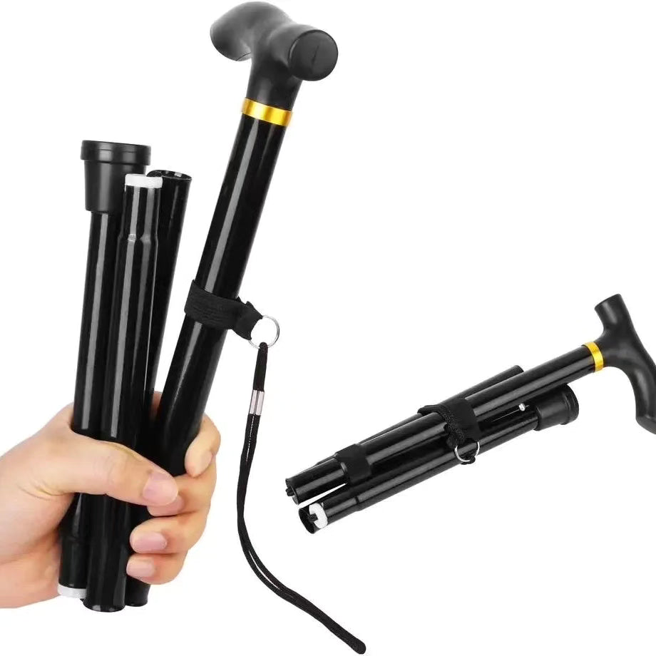 Foldable walking stick