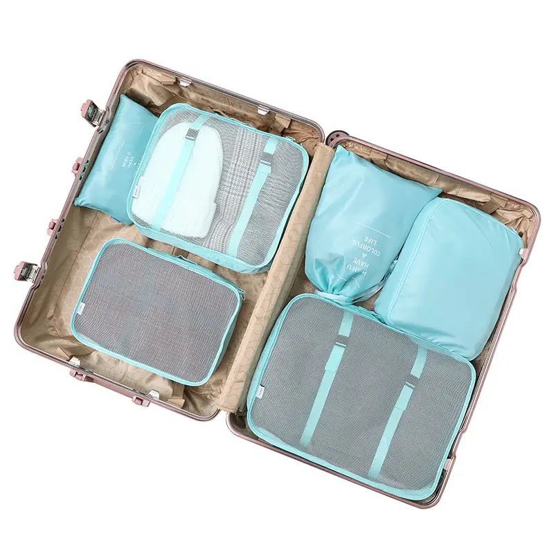 8pc Travel  suitcase organizer cubes