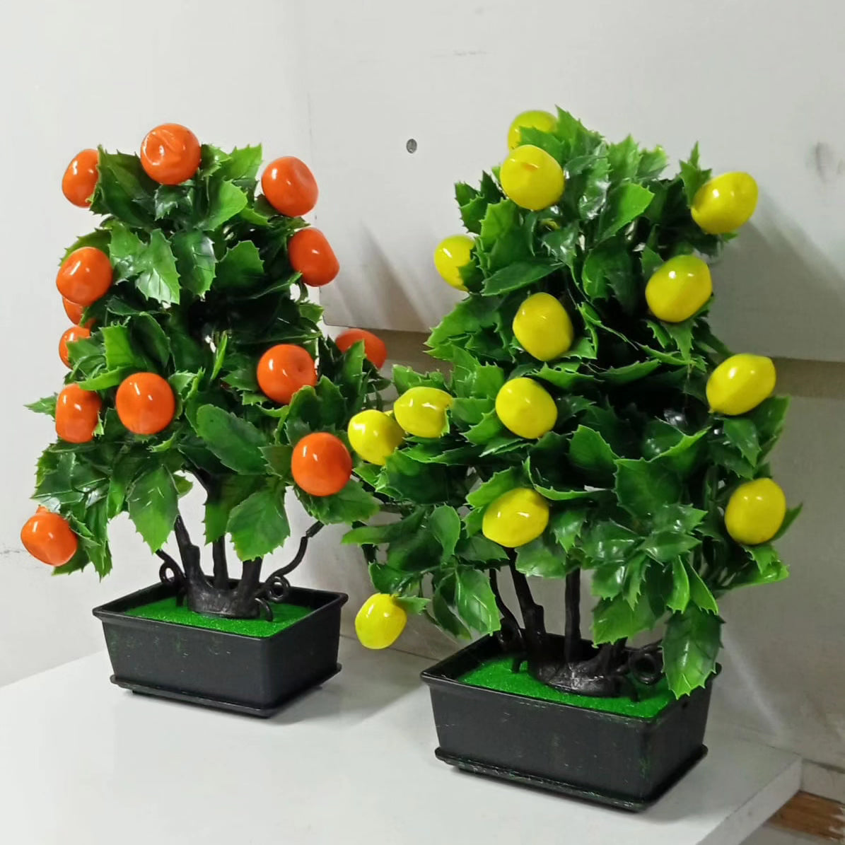 Artificial Lemon Tree Potted Plant