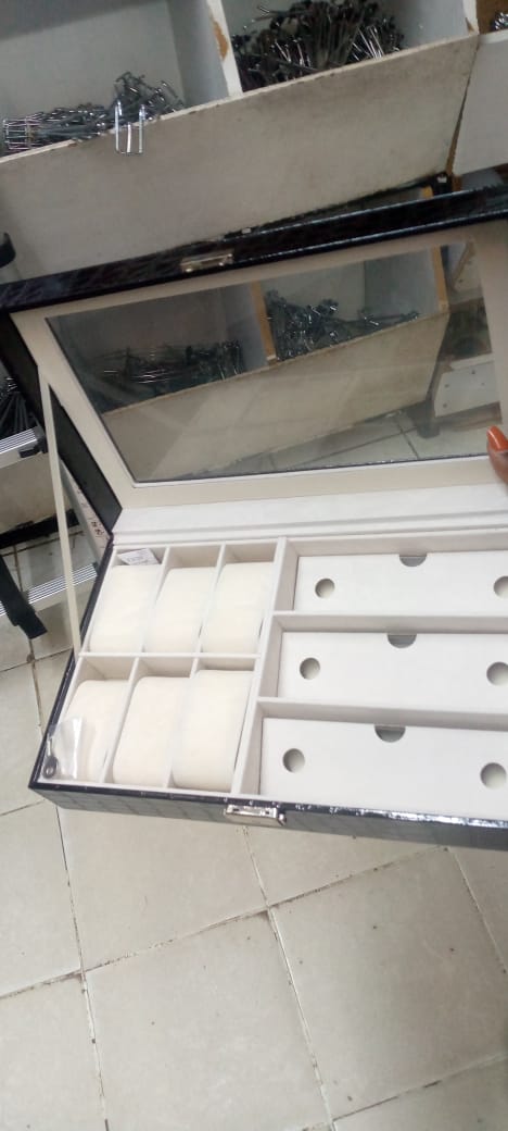 Watch and Eyeglasses Storage Box gift set