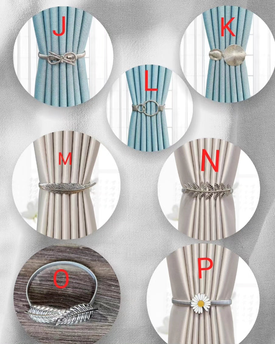 Spring Curtain Holders / Tie-Backs