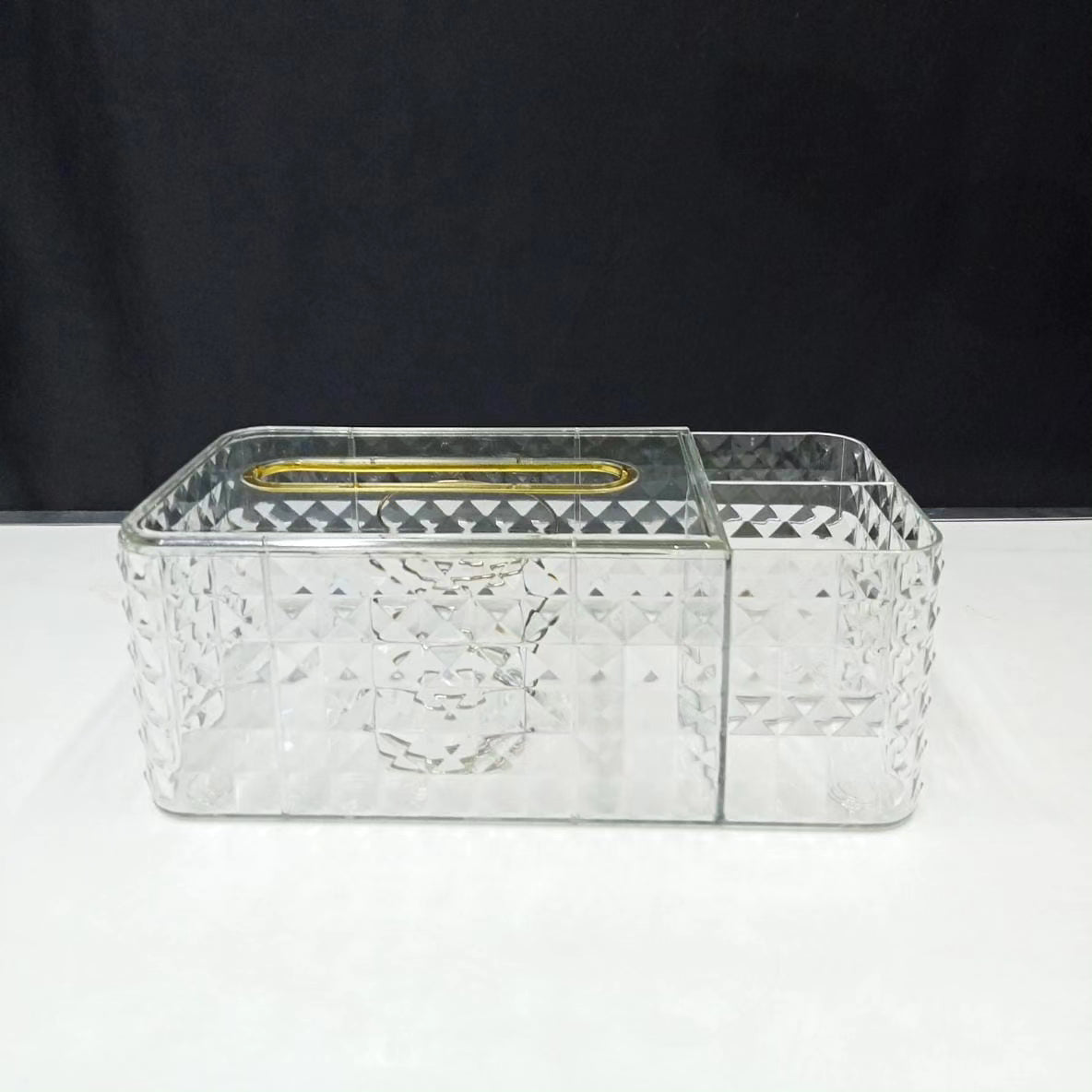 Decorative Acrylic Serviette Holder and Multifunction Organizer Box gha