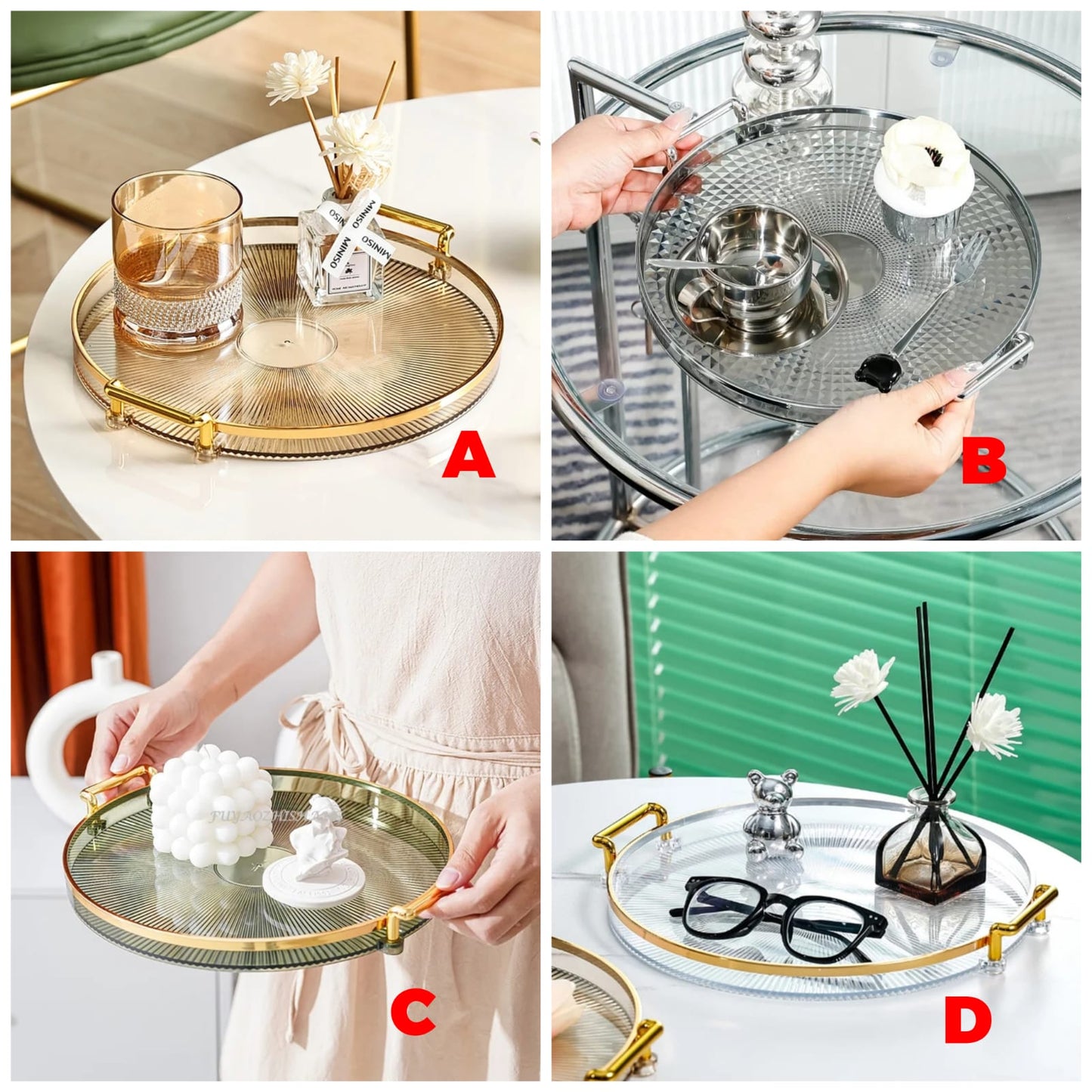 Acrylic Round Tray