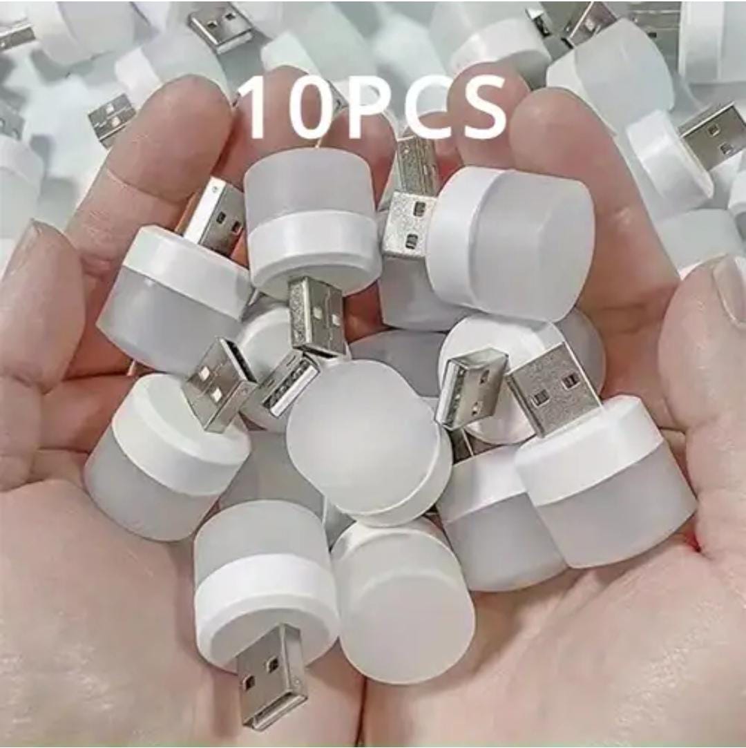 USB Mini LED Bulb Lights Pack of 10