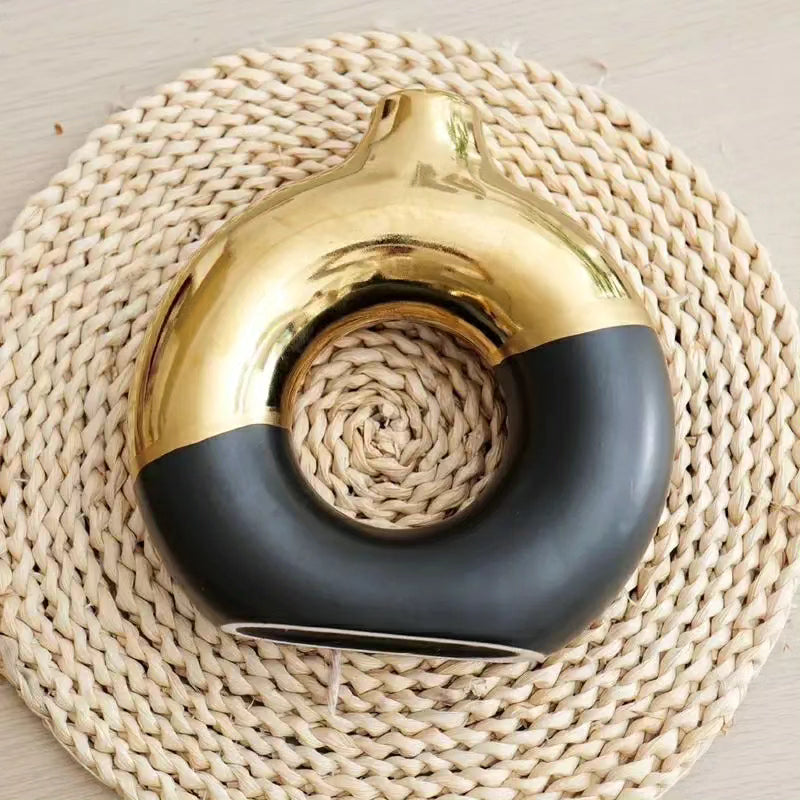 Round Ceramic Vase