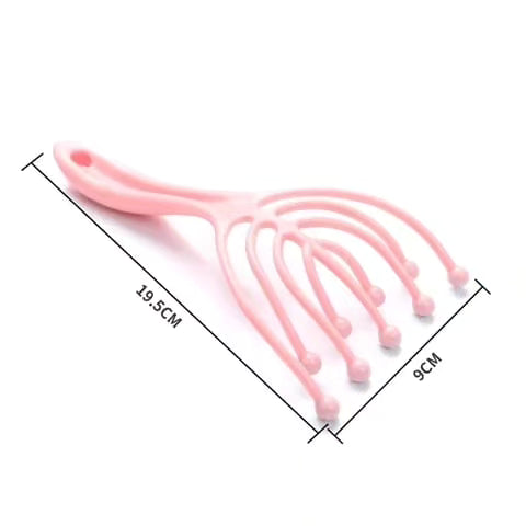 Double Layer Handheld Head Massager and Scalp Scratcher
