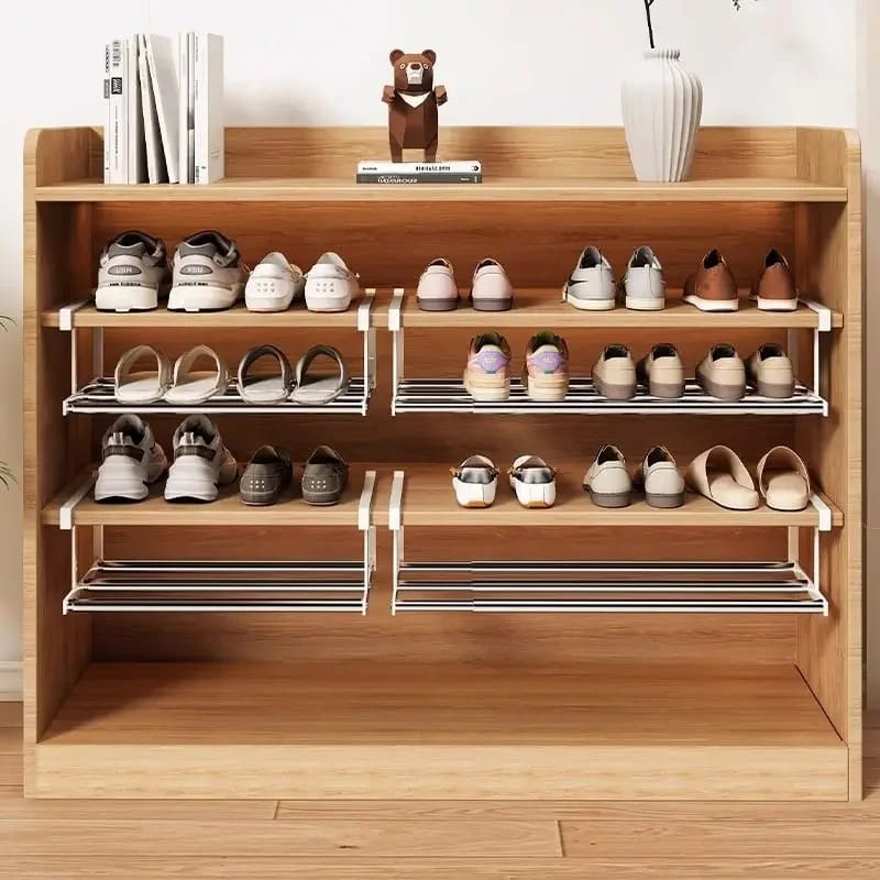Under the shelf shoe rack