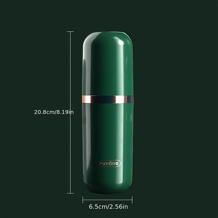 Portable Travel Toothbrush and Toothpaste Storage Container Holder