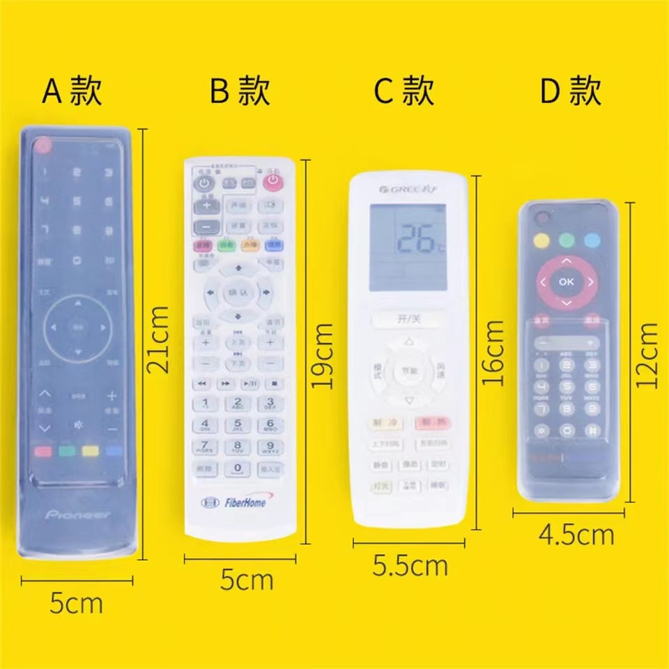 Transparent Silicone Remote Control Protective Cover