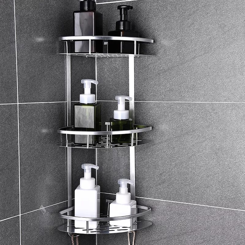 3 layer corner bathroom organizer