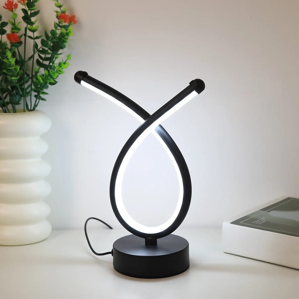 Curved Loop Dimmable Table Lamp