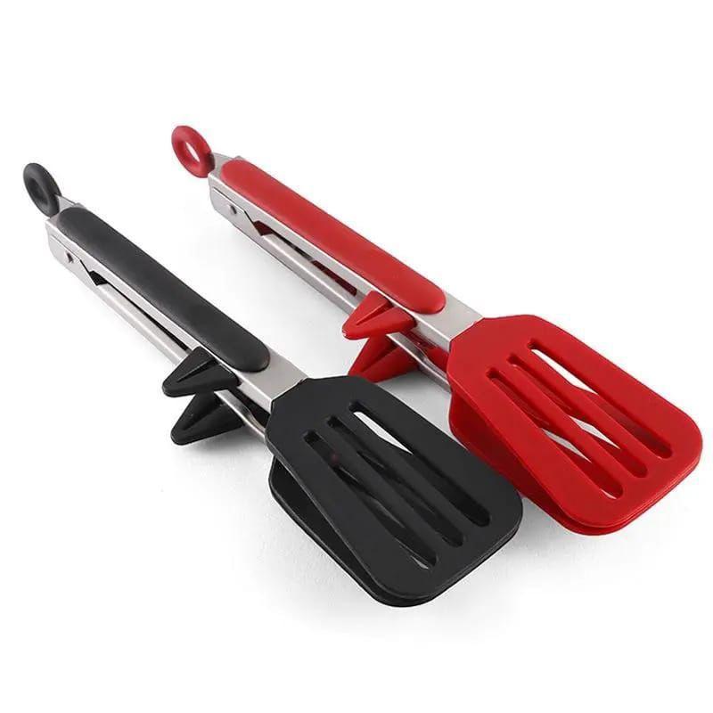 Premium quality silicone head cooking tongs gha