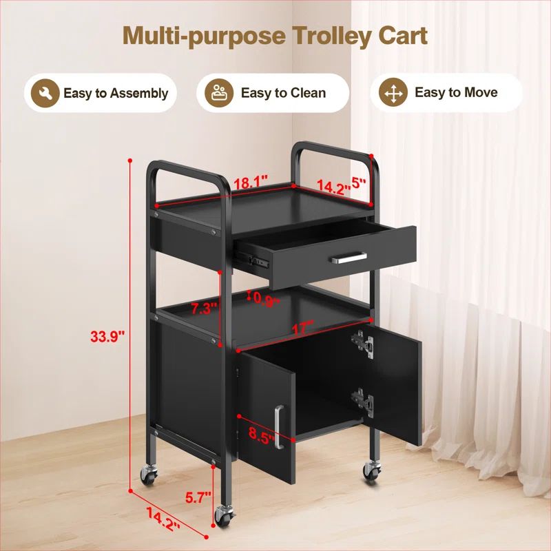Storage Trolley Cart