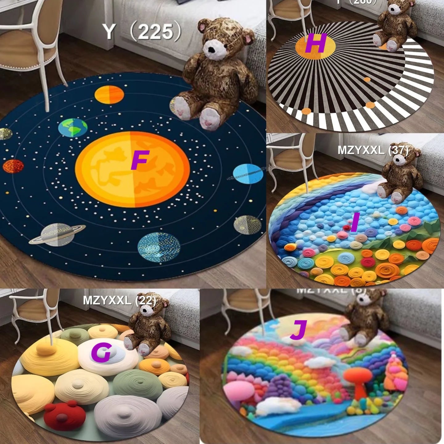Fluffy Round Mat