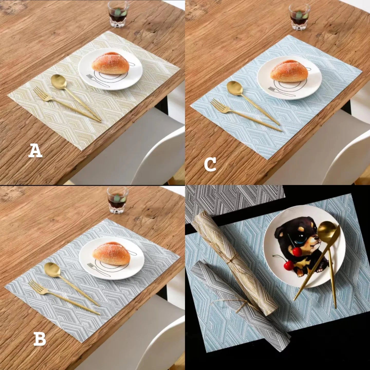 6pcs High Quality Table Mats
