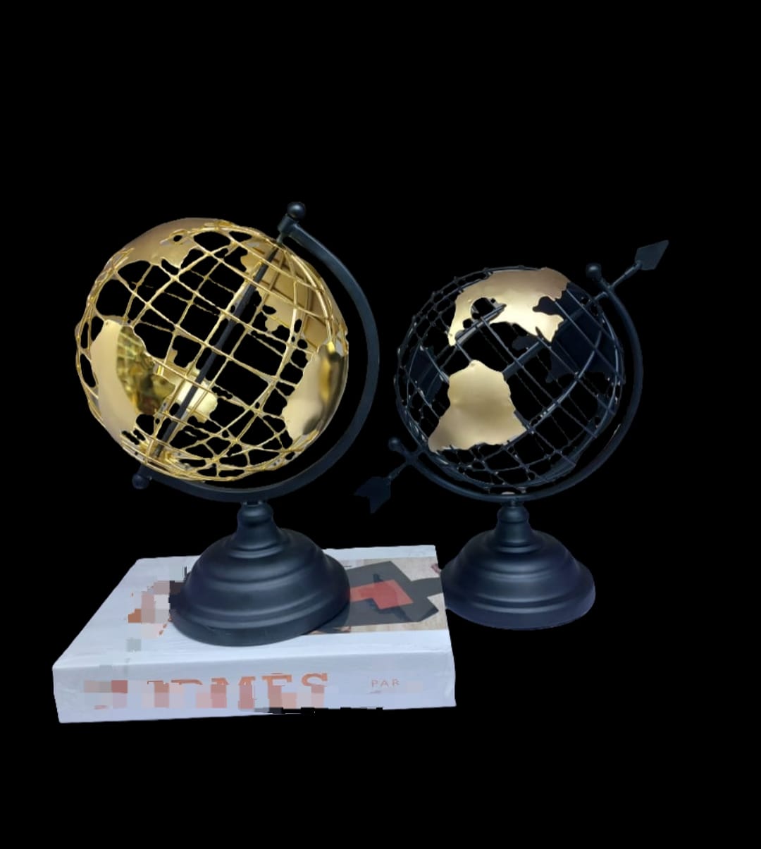 Globe decor world map decor