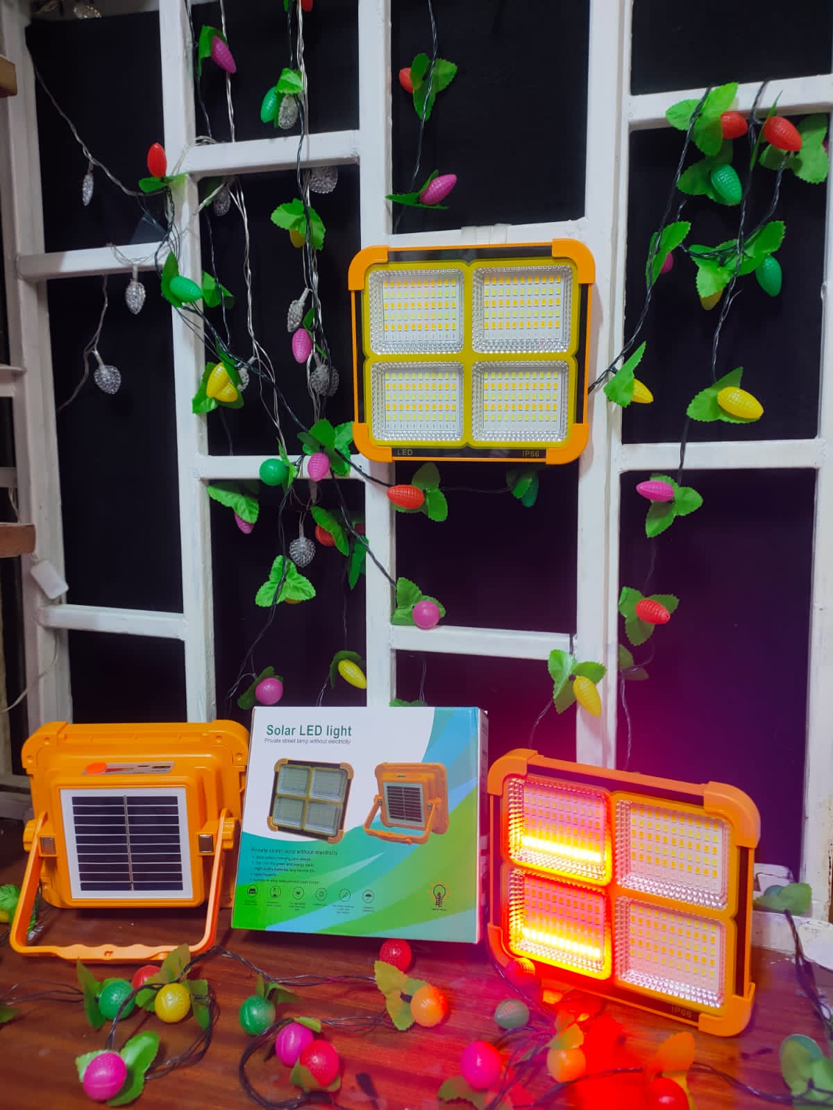 Solar rechargeable light
