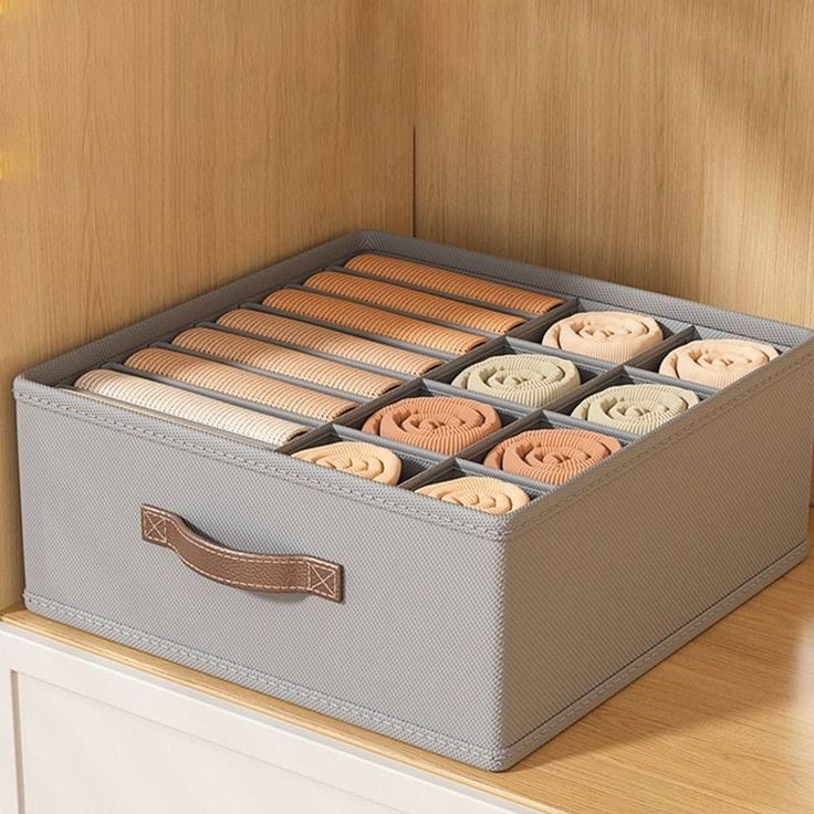 Partitioned Closet Organizer