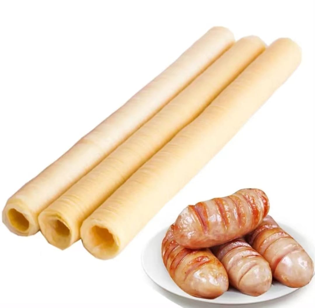 Sausage casing skin mutura casing edible sausage collagen