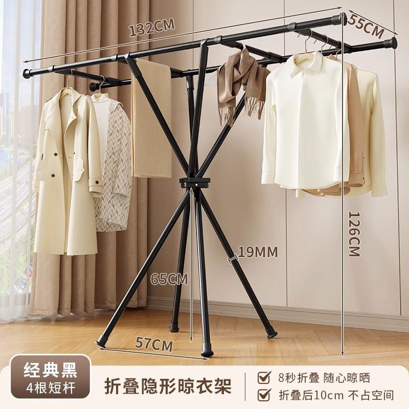 Foldable Outdoor Clothes Drying Rack