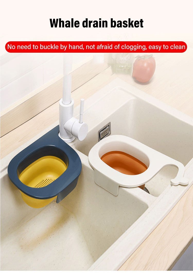 Kitchen foldable hanging sink