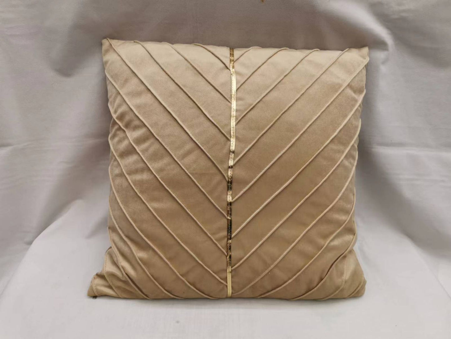 Velvet Striped Throw Cushion Covers