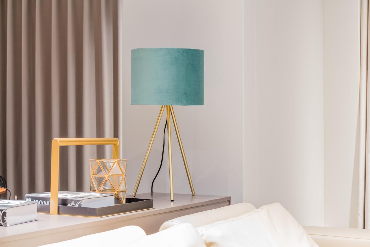 Pink Tripod Table Lamp