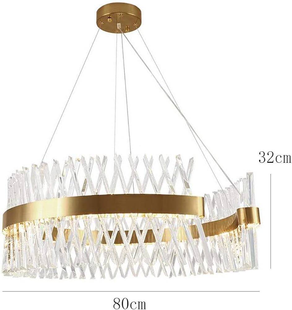 C Shaped Chandelier