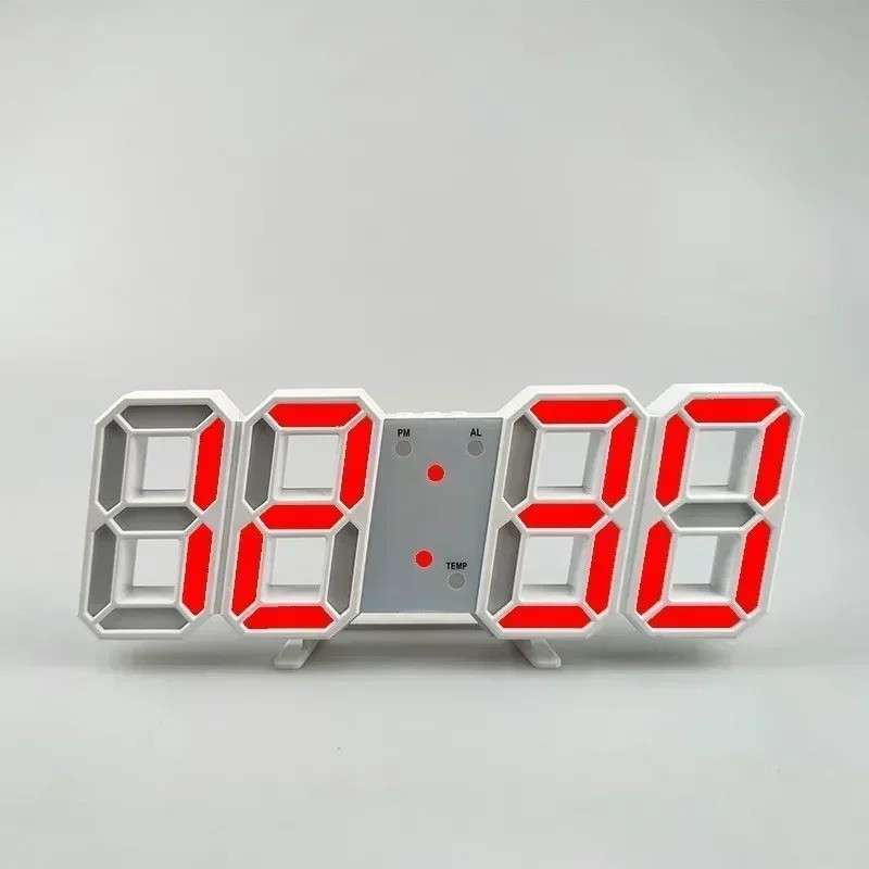 3D LED Digital Wall Clock