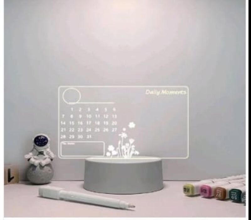 Note board led gift lamp