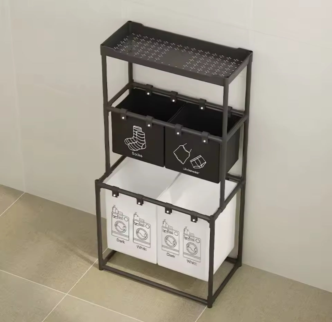 Laundry hamper basket