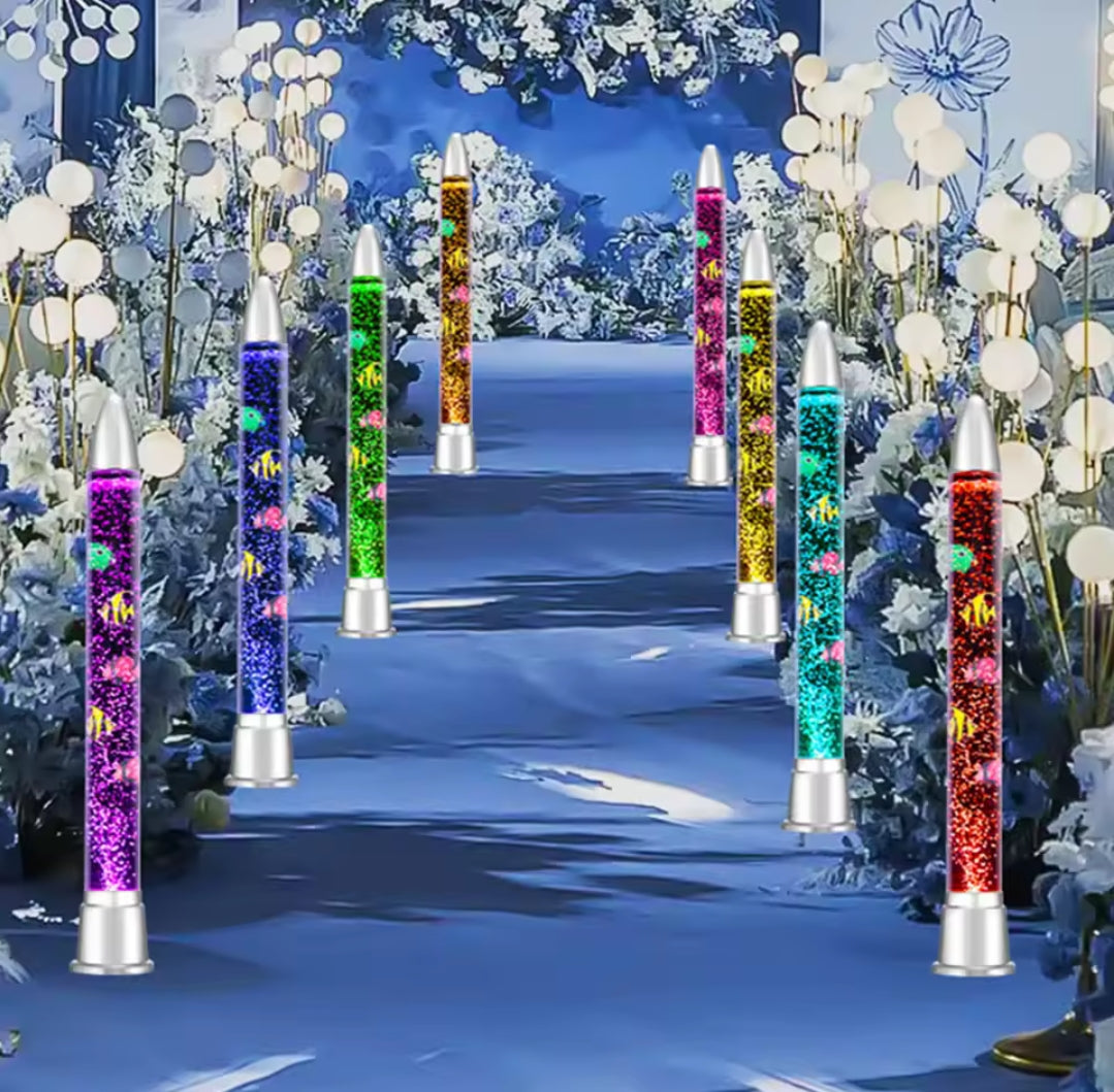 Electric Fire Lamp with Artificial Fish