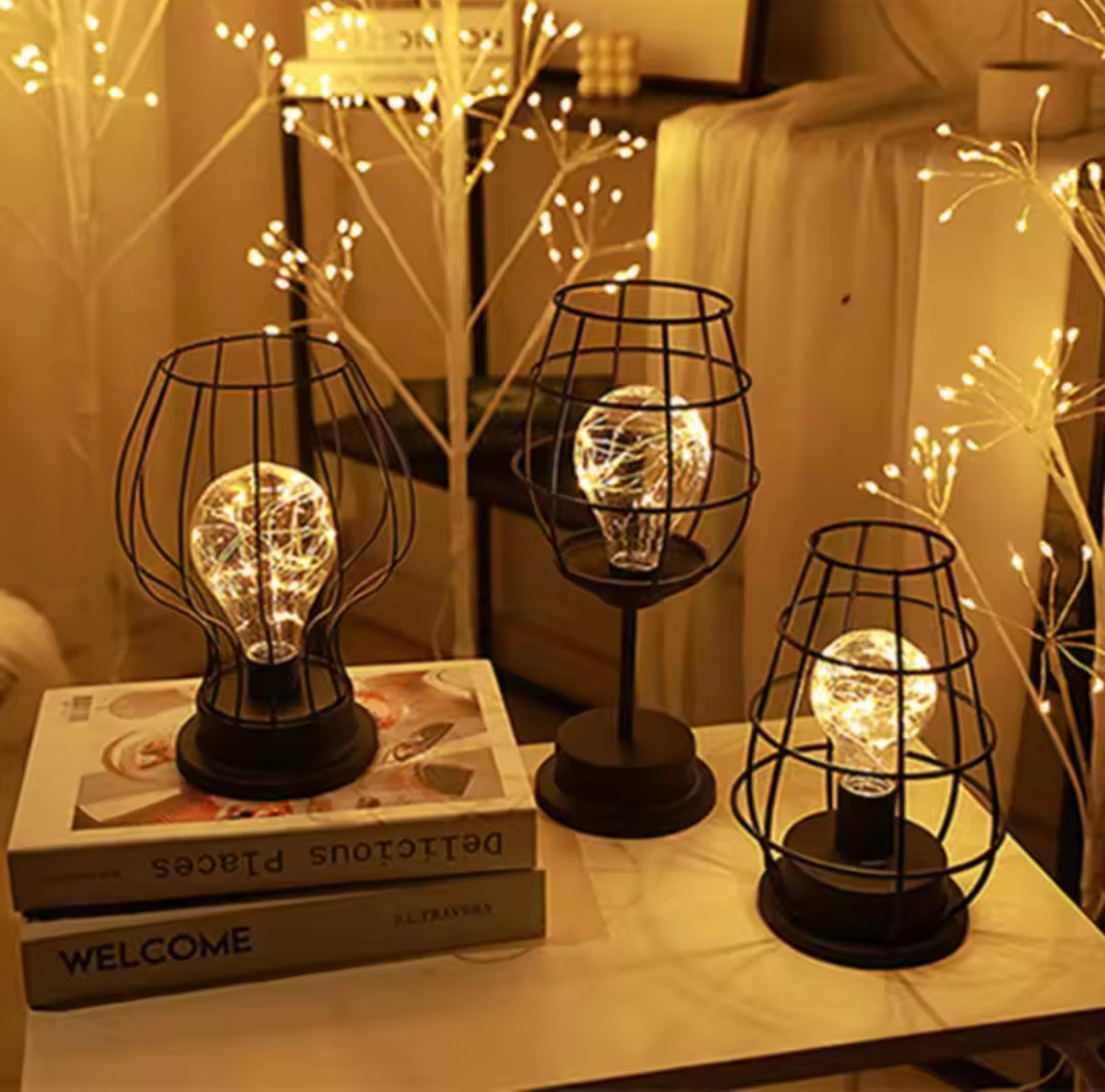 Wrought Iron LED Table Lamp