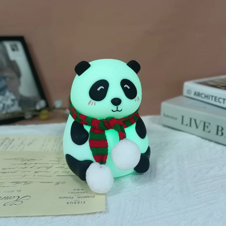 Panda Silicone LED Night Lamp with Tap Sensor Control