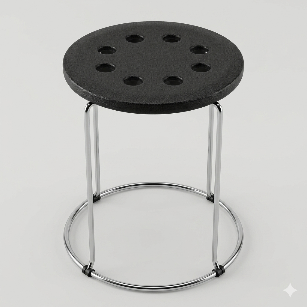 Black Bar Stool