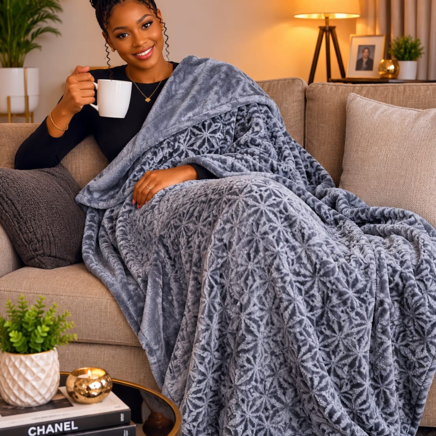 Textured Fleece Blanket