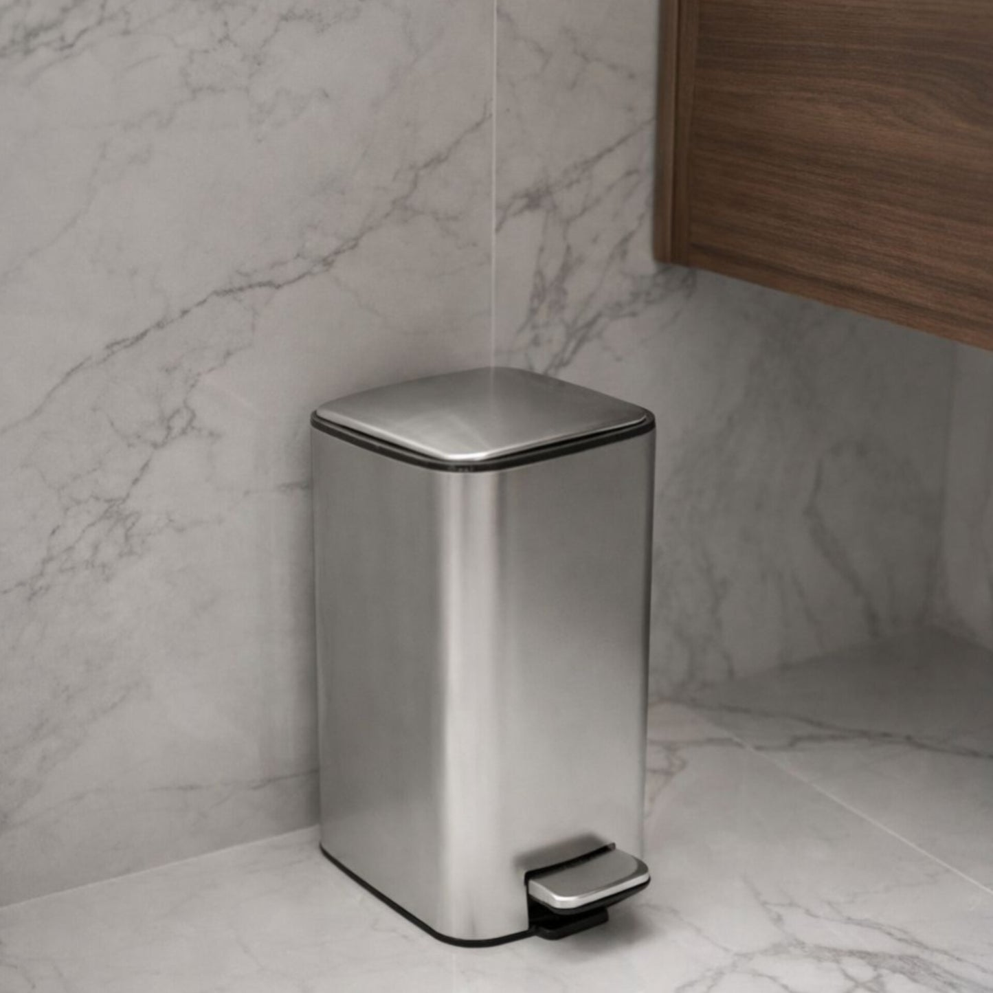 stainless pedal dustbins for bathroom