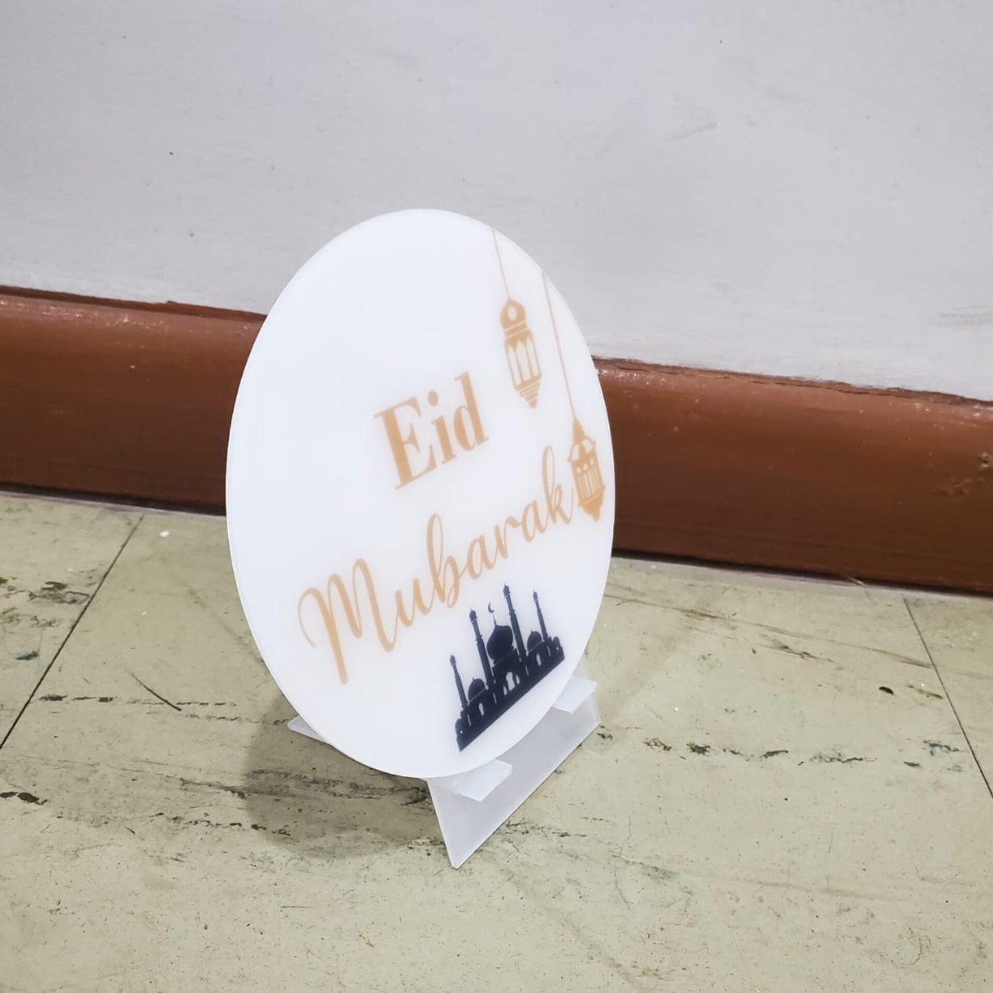 Acrylic Eid Mubarak Decor