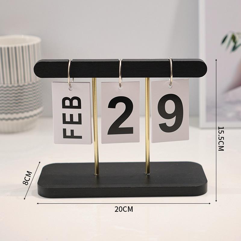 Wooden Flip Calendar