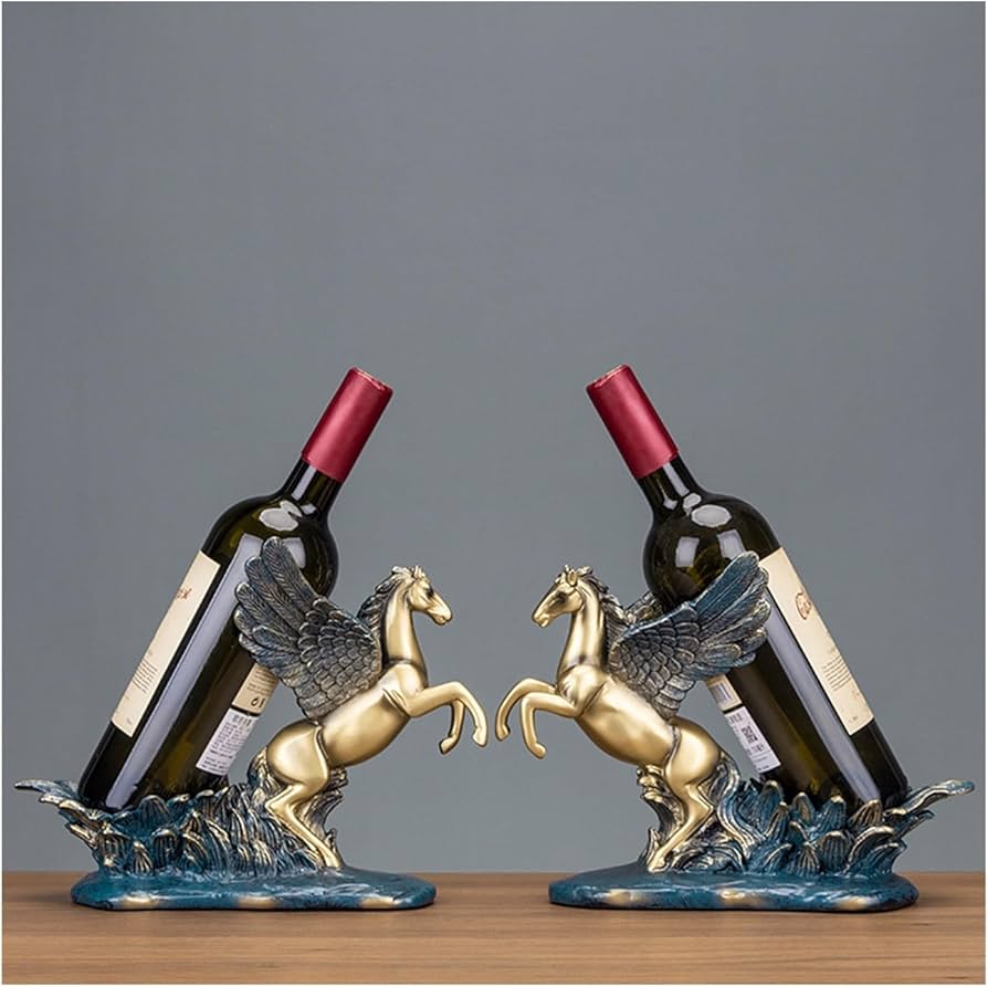 Winged Horse Decorative Wine Bottle Holder