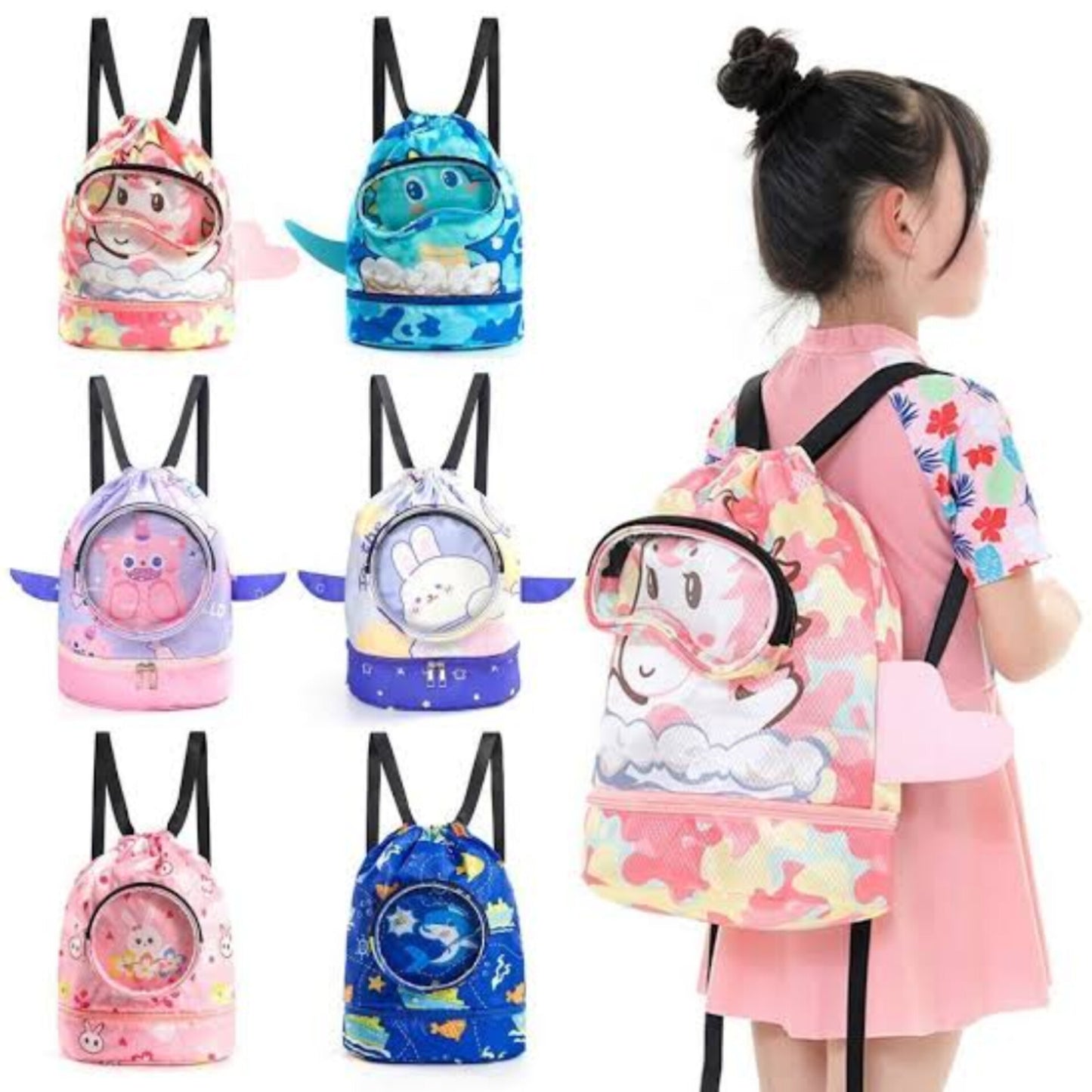 Drawstring Waterproof Swimming Bag/Toys Bag