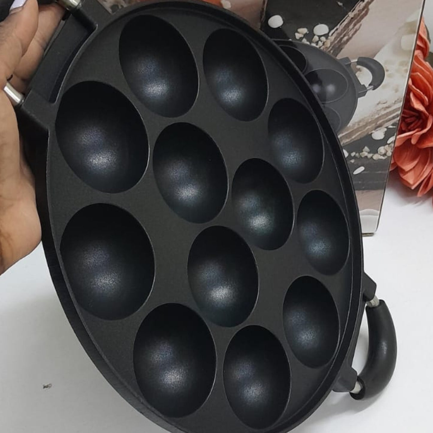 12 Hole Non Stick Vitumbua Pan