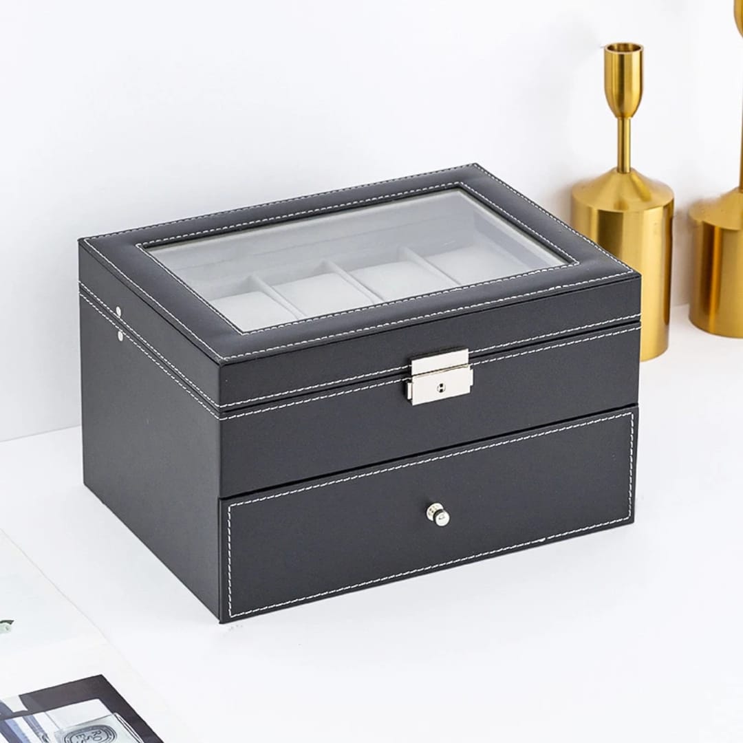 20 Pc Watch Storage Organizer Case