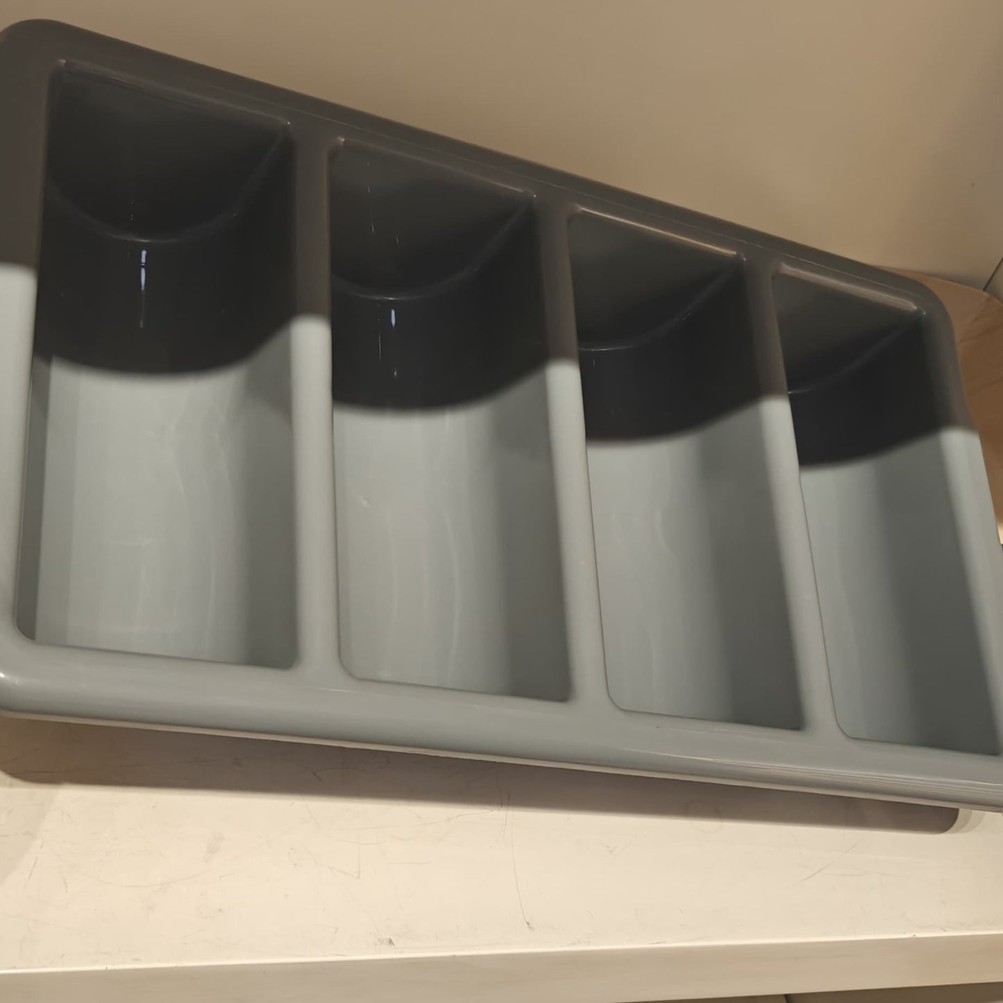 Commercial Grade 4-Compartment Cutlery Organizer Caddy